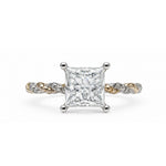 Load image into Gallery viewer, White Gold 9K Cushion 1.52ct Halo Ring