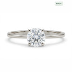 Load image into Gallery viewer, Yellow Gold 9K Round 0.3ct Solitaire Ring