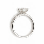Load image into Gallery viewer, White Gold 9K Round 1.53ct Halo Ring