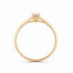 Load image into Gallery viewer, Yellow Gold 9K Round 0.31ct Solitaire Ring