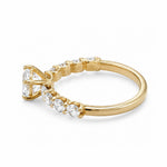 Load image into Gallery viewer, White Gold 9K Round 1.09ct Solitaire Ring