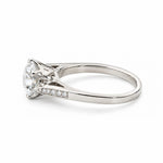 Load image into Gallery viewer, White Gold 9K Round 2.09ct Halo Ring