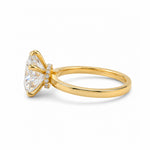 Load image into Gallery viewer, Yellow Gold 9K Round 2.06ct Halo Ring