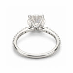 Load image into Gallery viewer, White Gold 9K Round 2.07ct Halo Ring