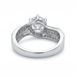Load image into Gallery viewer, White Gold 14K Round 1ct Halo Ring