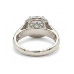 Load image into Gallery viewer, White Gold 14K Round 2.07ct Halo Ring