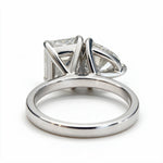 Load image into Gallery viewer, White Rhodium 9K Heart Solitairect Solitaire Ring