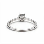 Load image into Gallery viewer, White Rhodium 9K Round Solitairect Solitaire Ring