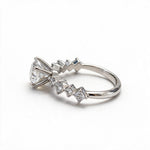 Load image into Gallery viewer, White Rhodium 9K Round Solitairect Solitaire Ring