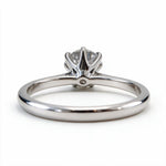 Load image into Gallery viewer, White Rhodium 9K Round Solitairect Solitaire Ring