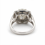 Load image into Gallery viewer, White Rhodium 9K Round Solitairect Solitaire Ring