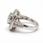 Load image into Gallery viewer, White Rhodium 9K Round Solitairect Solitaire Ring