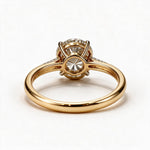 Load image into Gallery viewer, Yellow Gold Polish 9K Round Solitairect Solitaire Ring