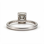 Load image into Gallery viewer, White Rhodium 9K Cushion Solitairect Solitaire Ring