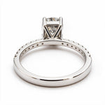 Load image into Gallery viewer, White Rhodium 9K Cushion Solitairect Solitaire Ring