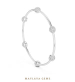 Load image into Gallery viewer, Maylaya Gems lab-grown diamond bracelet in white gold