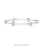 Load image into Gallery viewer, Maylaya Gems lab-grown diamond bracelet in white gold