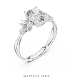 Load image into Gallery viewer, Maylaya Gems 20#10002L pre-order White Gold jewelry design