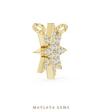 Load image into Gallery viewer, 0.172 ct Round Lab-Grown Diamond Pendant — Yellow Gold. Pendant only; chain not included.