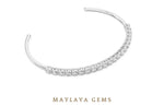 Load image into Gallery viewer, Maylaya Gems bracelet 588 White Gold design