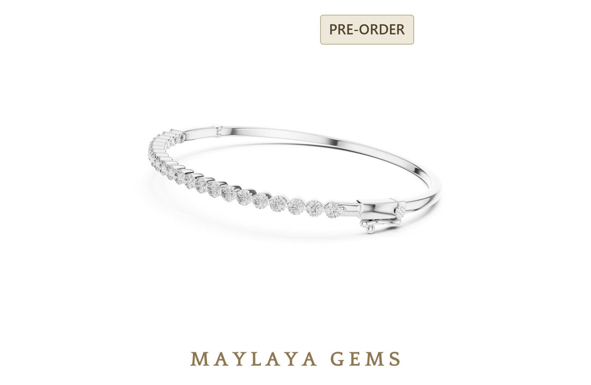 Maylaya gems bracelet 64 cad white gold design