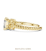 Load image into Gallery viewer, Maylaya Gems lab-grown diamond ring in yellow gold