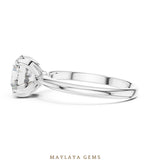 Load image into Gallery viewer, Maylaya Gems lab-grown diamond ring in white gold
