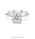 Load image into Gallery viewer, Maylaya Gems lab-grown diamond ring in white gold