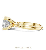 Load image into Gallery viewer, Maylaya Gems lab-grown diamond ring in yellow gold