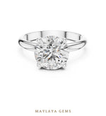 Load image into Gallery viewer, Maylaya Gems lab-grown diamond ring in white gold