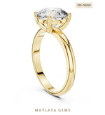 Load image into Gallery viewer, Maylaya Gems lab-grown diamond ring in yellow gold