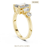 Load image into Gallery viewer, Maylaya Gems lab-grown diamond ring in yellow gold