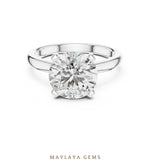 Load image into Gallery viewer, Maylaya Gems lab-grown diamond ring in white gold