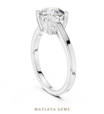 Load image into Gallery viewer, Maylaya Gems lab-grown diamond ring in white gold