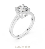 Load image into Gallery viewer, Maylaya Gems lab-grown diamond ring in white gold