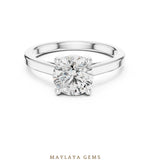 Load image into Gallery viewer, Maylaya Gems lab-grown diamond ring in white gold