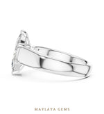 Load image into Gallery viewer, Maylaya Gems lab-grown diamond ring in white gold