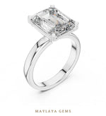Load image into Gallery viewer, Maylaya Gems lab-grown diamond ring in white gold
