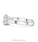 Load image into Gallery viewer, Maylaya Gems lab-grown diamond ring in white gold