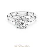 Load image into Gallery viewer, Maylaya Gems lab-grown diamond ring in white gold