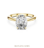 Load image into Gallery viewer, Maylaya Gems lab-grown diamond ring in yellow gold