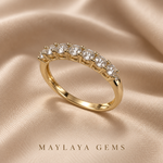 Load image into Gallery viewer, Maylaya Gems E011 round diamond band — view 2