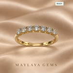 Load image into Gallery viewer, Maylaya Gems E011 round diamond band — view 1