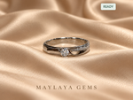 Load image into Gallery viewer, Maylaya Gems F011 9K gold round diamond ring