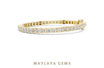 Load image into Gallery viewer, Maylaya Gems lab-grown diamond bracelet in yellow gold