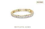 Load image into Gallery viewer, Maylaya Gems lab-grown diamond bracelet in yellow gold