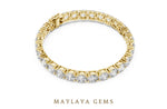 Load image into Gallery viewer, Maylaya Gems lab-grown diamond bracelet in yellow gold