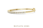 Load image into Gallery viewer, Maylaya Gems lab-grown diamond bracelet in yellow gold