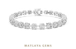 Load image into Gallery viewer, Maylaya Gems lab-grown diamond bracelet in white gold