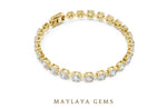 Load image into Gallery viewer, Maylaya Gems lab-grown diamond bracelet in yellow gold